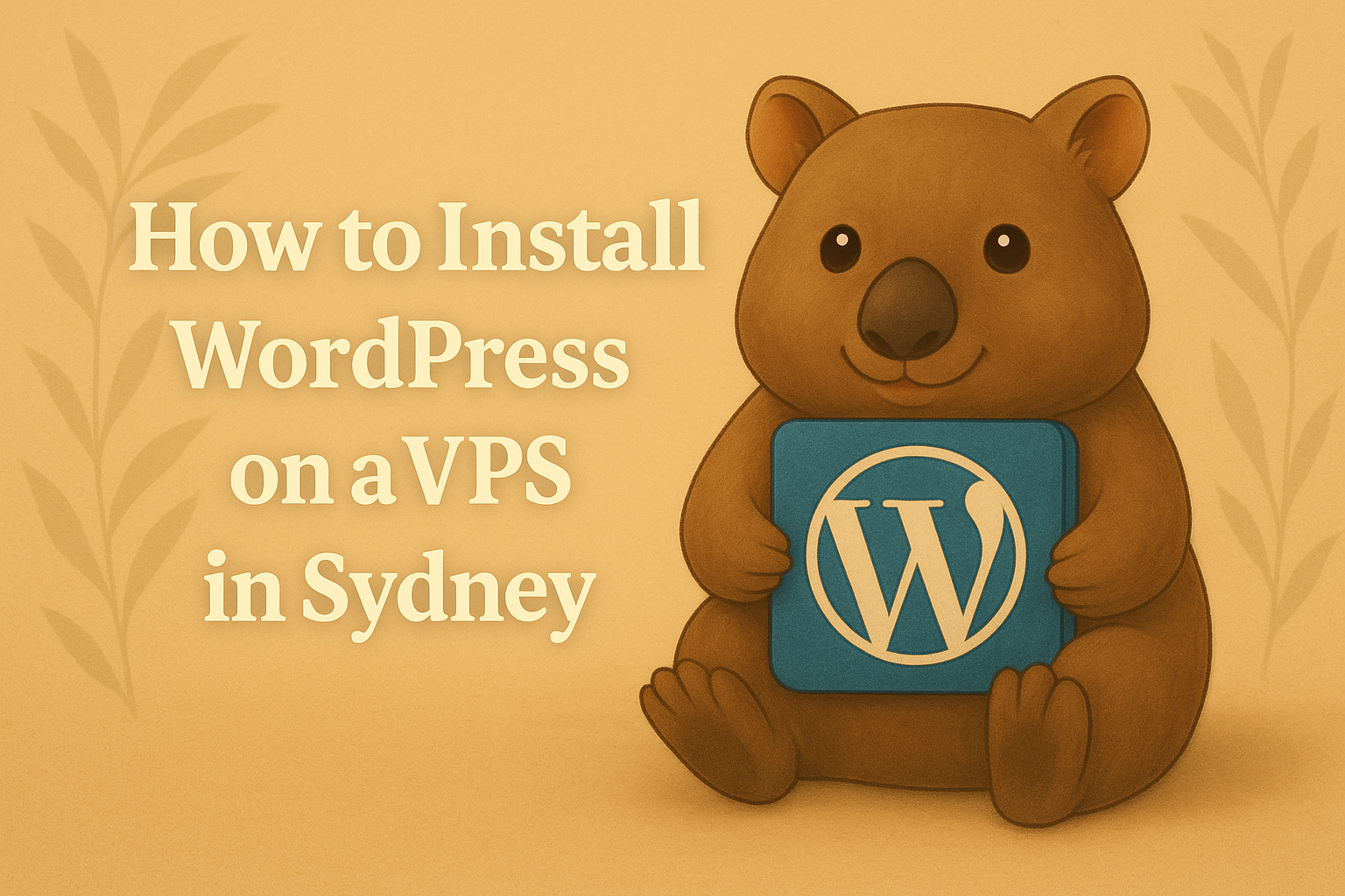 How to Install WordPress on a VPS in Sydney (DigitalOcean + OpenLiteSpeed + Free LE SSL)