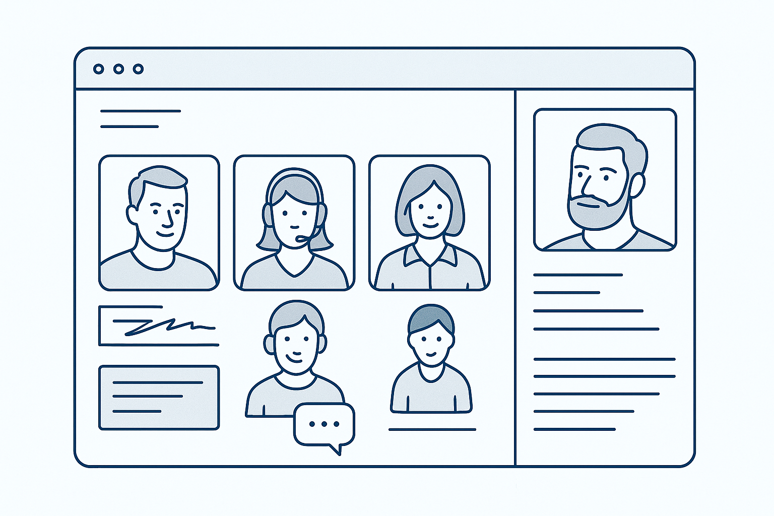 People – Who’s behind the service?