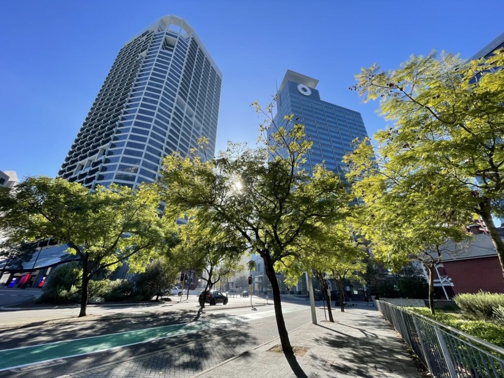 Morning Light in Perth’s CBD