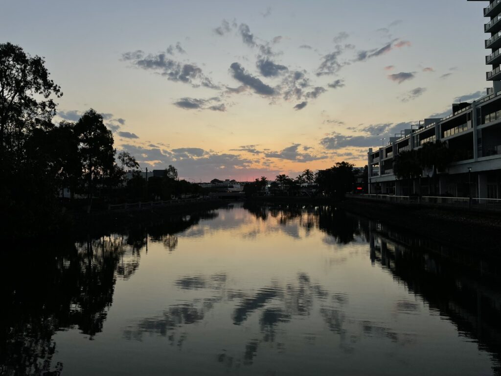 Maroochydore River at Sunset