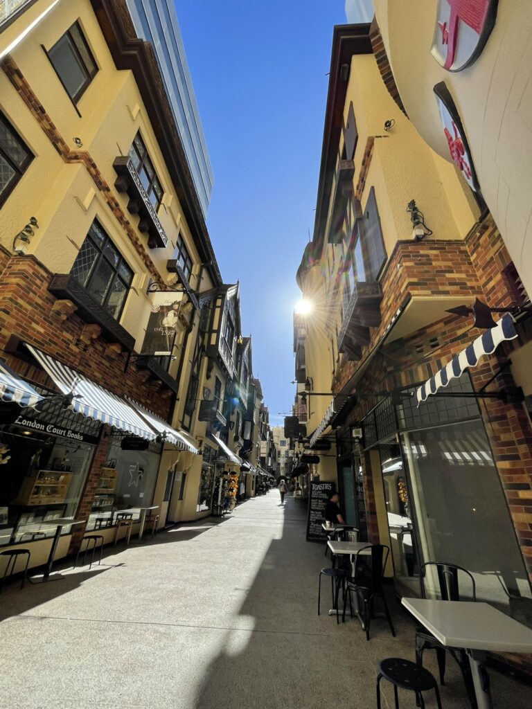 Sunlit Arcade of London Court