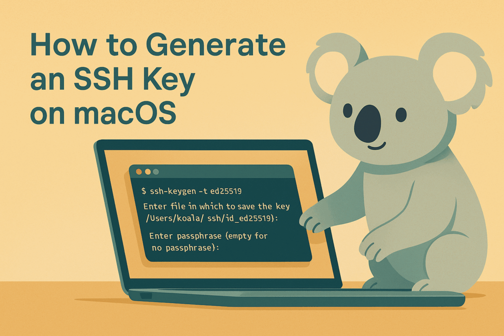 How to Generate an SSH Key on macOS (Step-by-Step Guide)